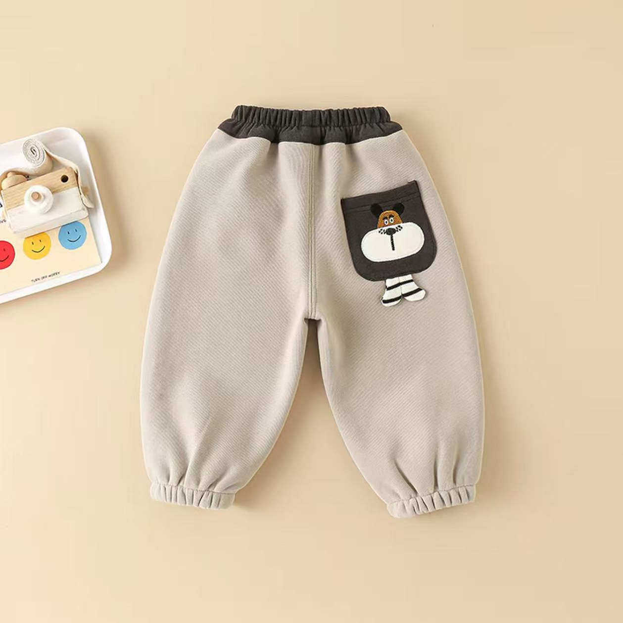 男童加绒裤子秋冬款外穿儿童运动休闲裤一体绒卫裤宝宝加厚冬装潮,淘宝优惠券,粉丝福利购,淘宝优惠卷