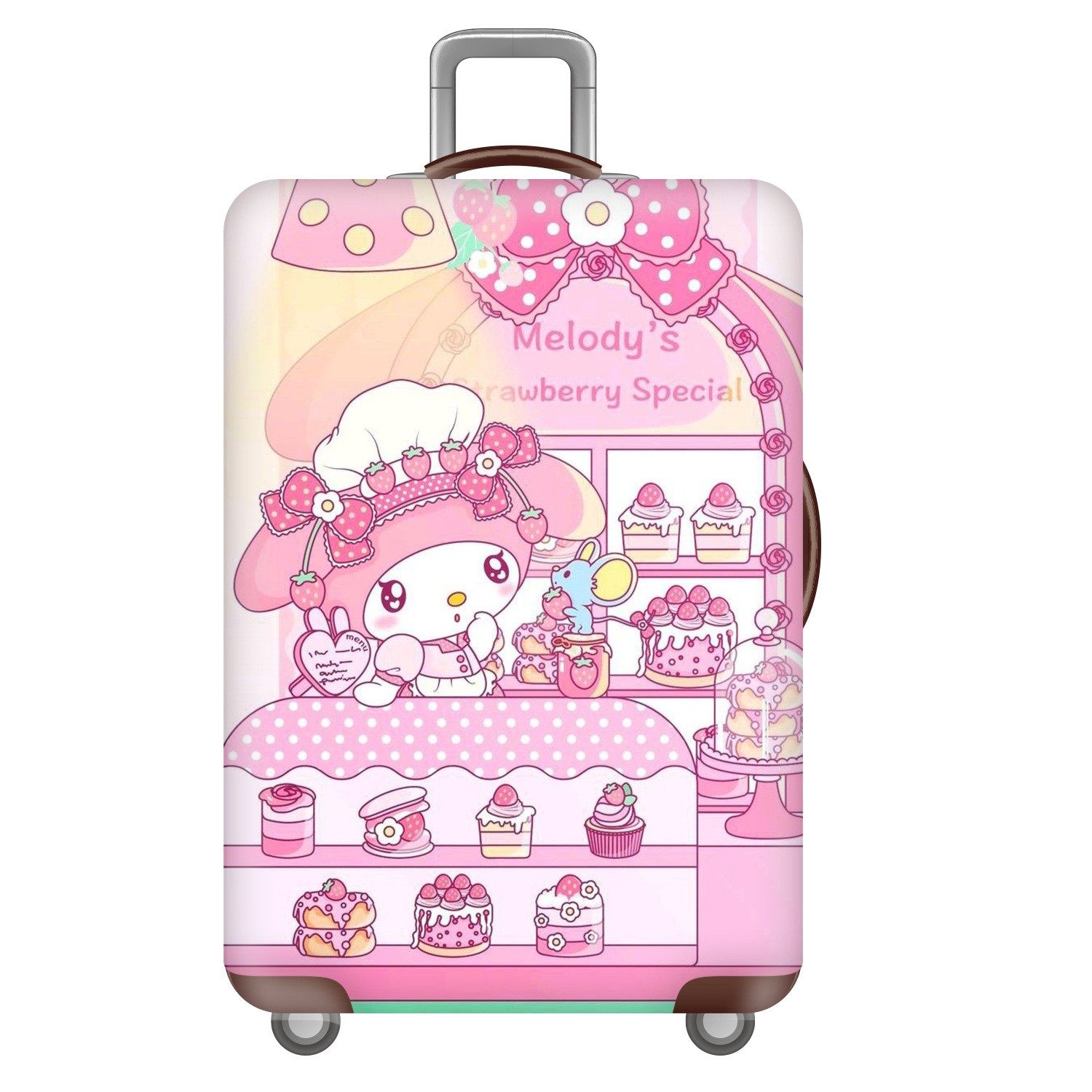 KT059撑伞蜡笔小新弹力箱套拉杆箱旅行旅游登机行李皮箱保护罩子,淘宝优惠券,粉丝福利购,淘宝优惠卷