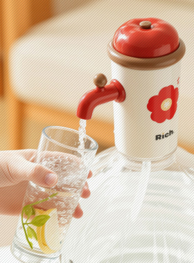 桶装水抽水器电动饮水机抽水器水桶抽水泵纯净水自动压水器取水器