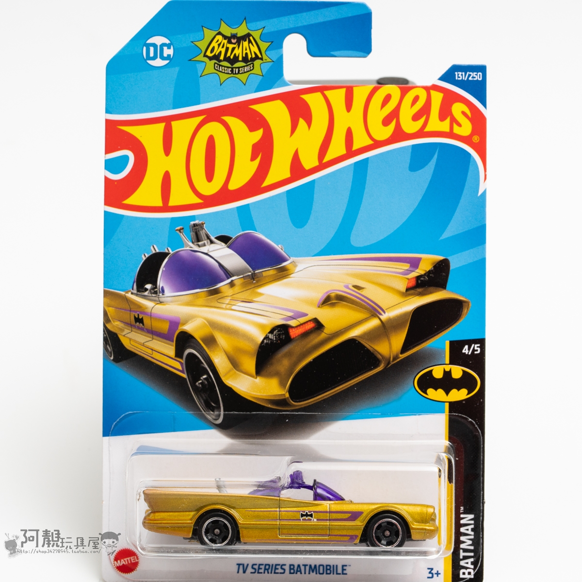 2022K-BATMOBILE蝙蝠侠24E深灰24C风火轮24D火辣小跑车hotwheels - 图1