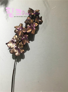 花卉冠顺花艺欧式富贵单只跳舞兰香港家居装饰花瓶插花摆设NEW