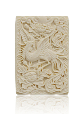 猛犸象牙佛牌文玩原创关公吊坠