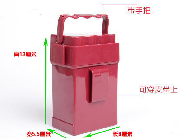 鸿顺喊话器外置6伏锂电电源 8V锂电池6V电瓶带充电器