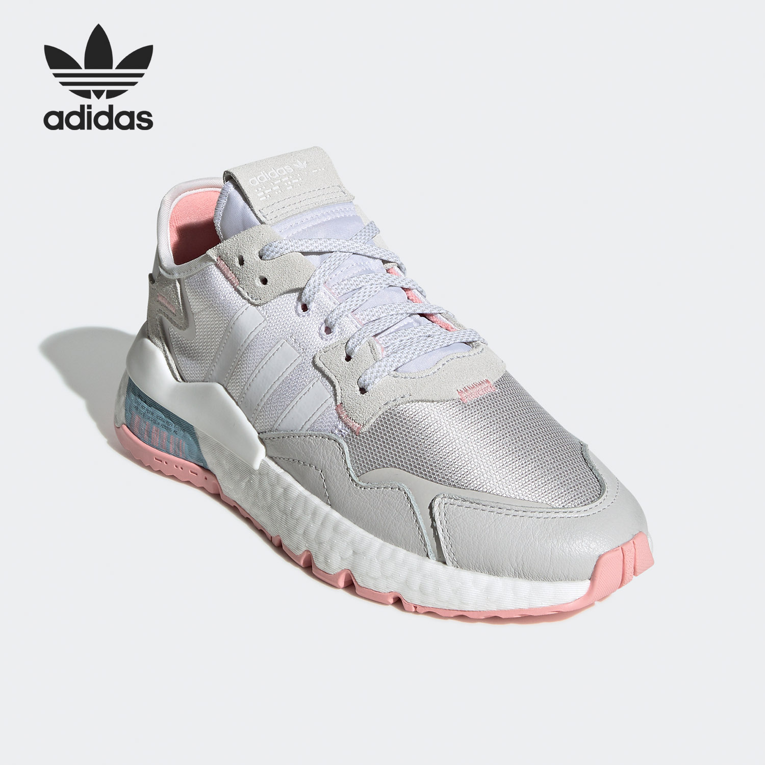 Adidas/阿迪达斯正品三叶草 NITE JOGGER W 男女经典休闲鞋FV4136 - 图0