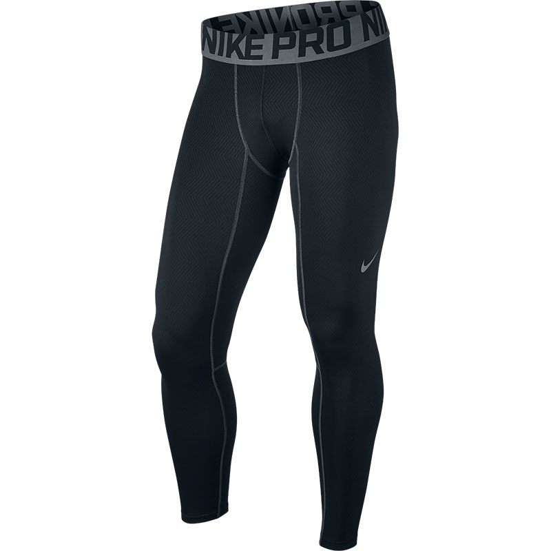 Nike/耐克正品秋季新款针织男子运动健身紧身弹力长裤 596297-010 - 图3