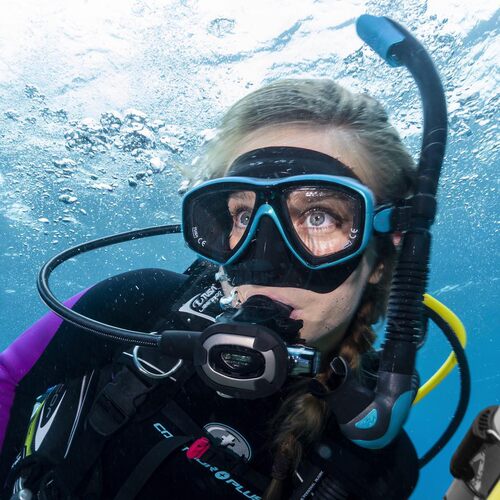 TUSA Scuba Mask M212深潜面镜低容积潜水镜换近视眼镜片浮潜泳镜 - 图0