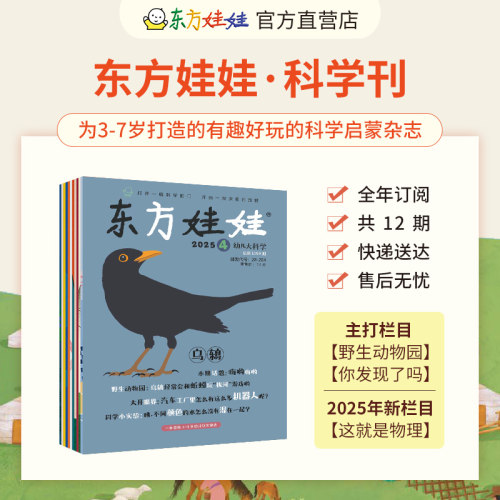 东方娃娃五联刊全年订阅（智力+绘本+美术+科学+数学）3-8岁幼儿园中班大班读物故事图画书儿童期刊杂志 - 图3