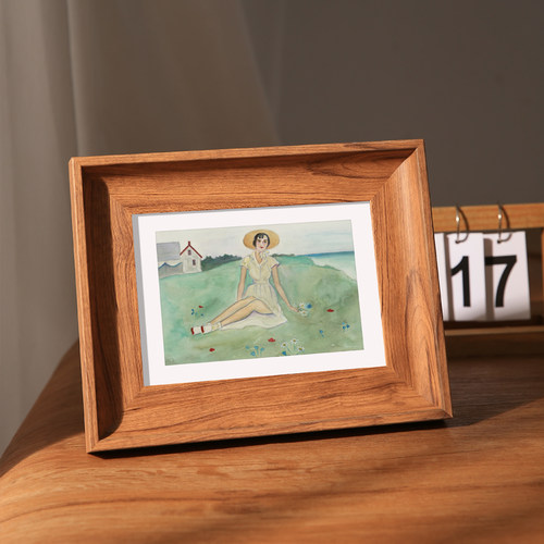 美式复古相框装裱海报画框挂墙a3A4展示框12寸油画4K8k像框架空框 - 图3