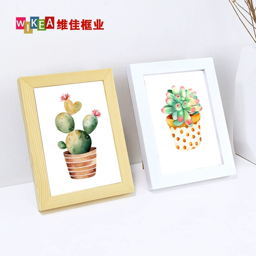 Деревянная настенная настольная фоторамка из натурального дерева, детская одежда, делается под заказ, с печатью вашего логотипа