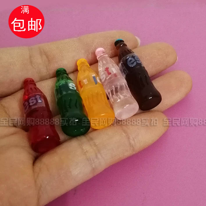 洋娃娃配件迷你仿真怀旧经典饮料汽水儿童女孩食玩具过家家