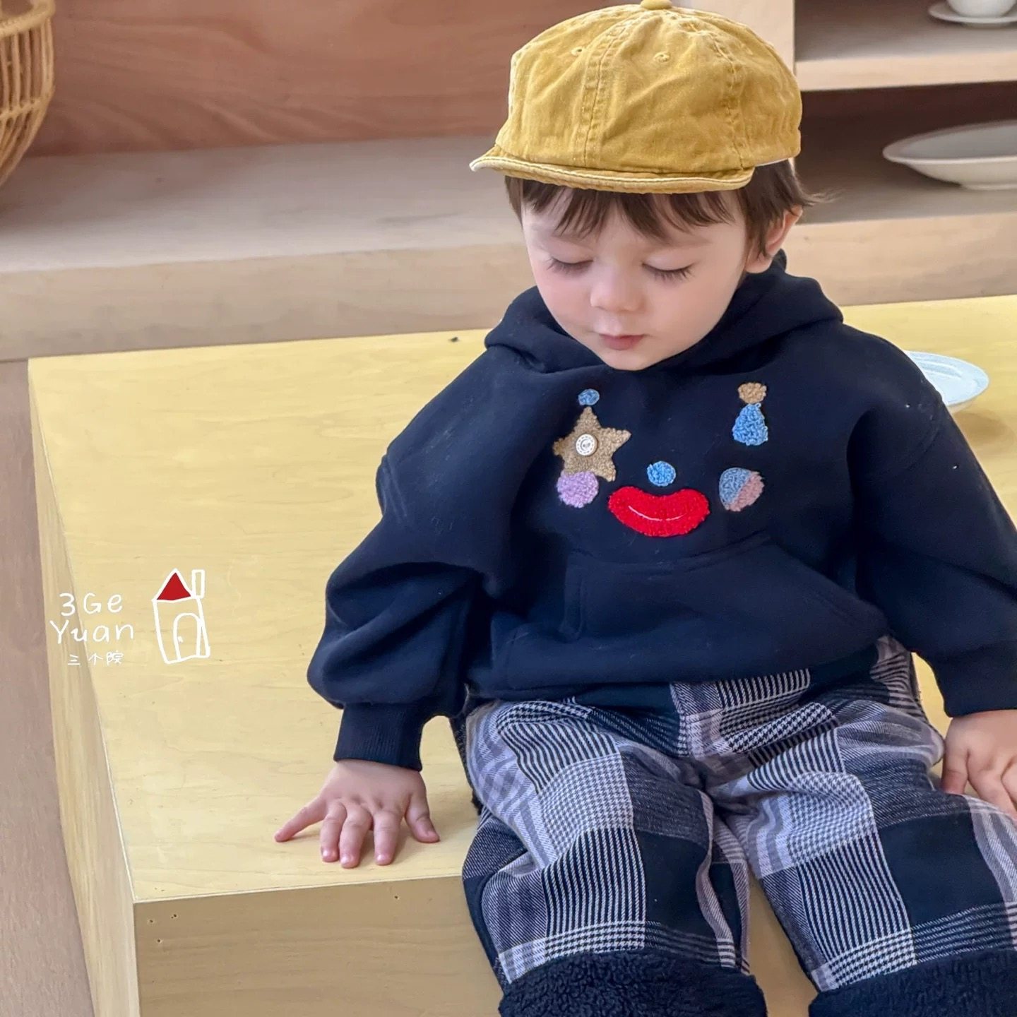 三个院2025年深秋男女宝贝新款加绒外套卫衣断码清仓,淘宝优惠券,粉丝福利购,淘宝优惠卷