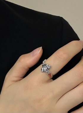 SANMUTAO朱砂北斗七星开口指环