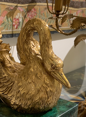 客厅烛台茱莉安大理石法式