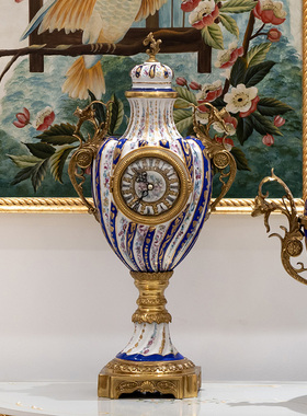 茱莉安欧式奢华手工花瓶盖坛陶瓷