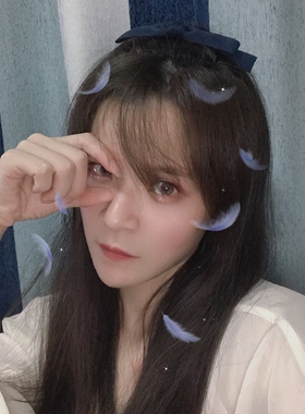 少女心边夹蝴蝶结发圈明星同款