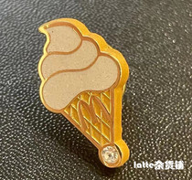 McDonalds with drill cylinder badge pins McDonalds ice cream to remember McDonalds employee badge badge
