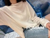 PQMAM ball moms high-end custom ~ OVERSIE CHAO fine wool sweater spot no supplement 