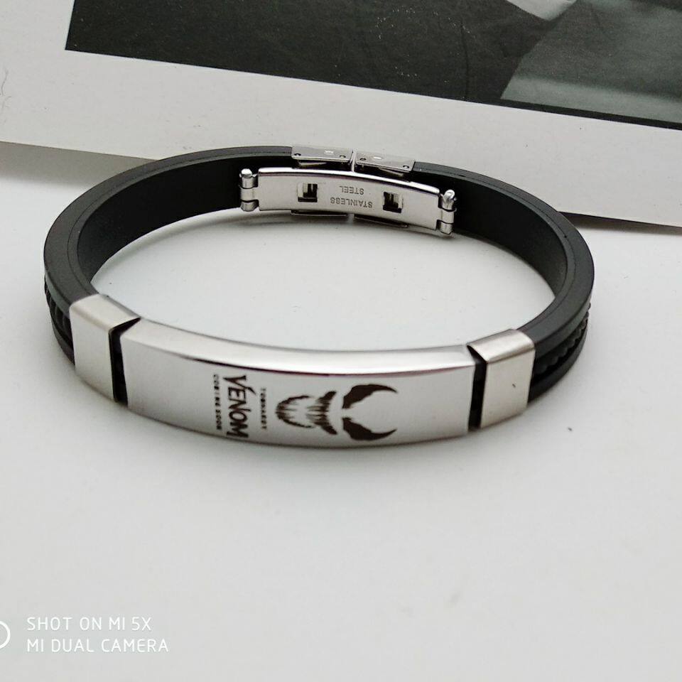 英雄联盟手链漫威美国队长英雄复仇者联盟蜘蛛侠毒液周边同款钛钢手链手镯动漫