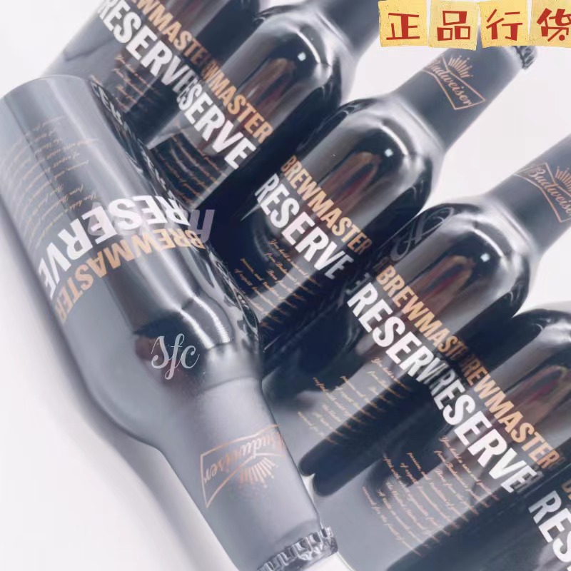 百威大师臻藏啤酒铝瓶铝罐精酿经典黄啤355ml*24瓶整箱老百威啤酒-图1