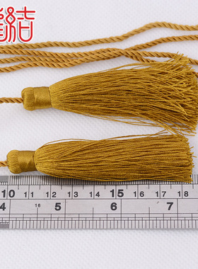 龙结纯手工编织腰带流苏服饰吊