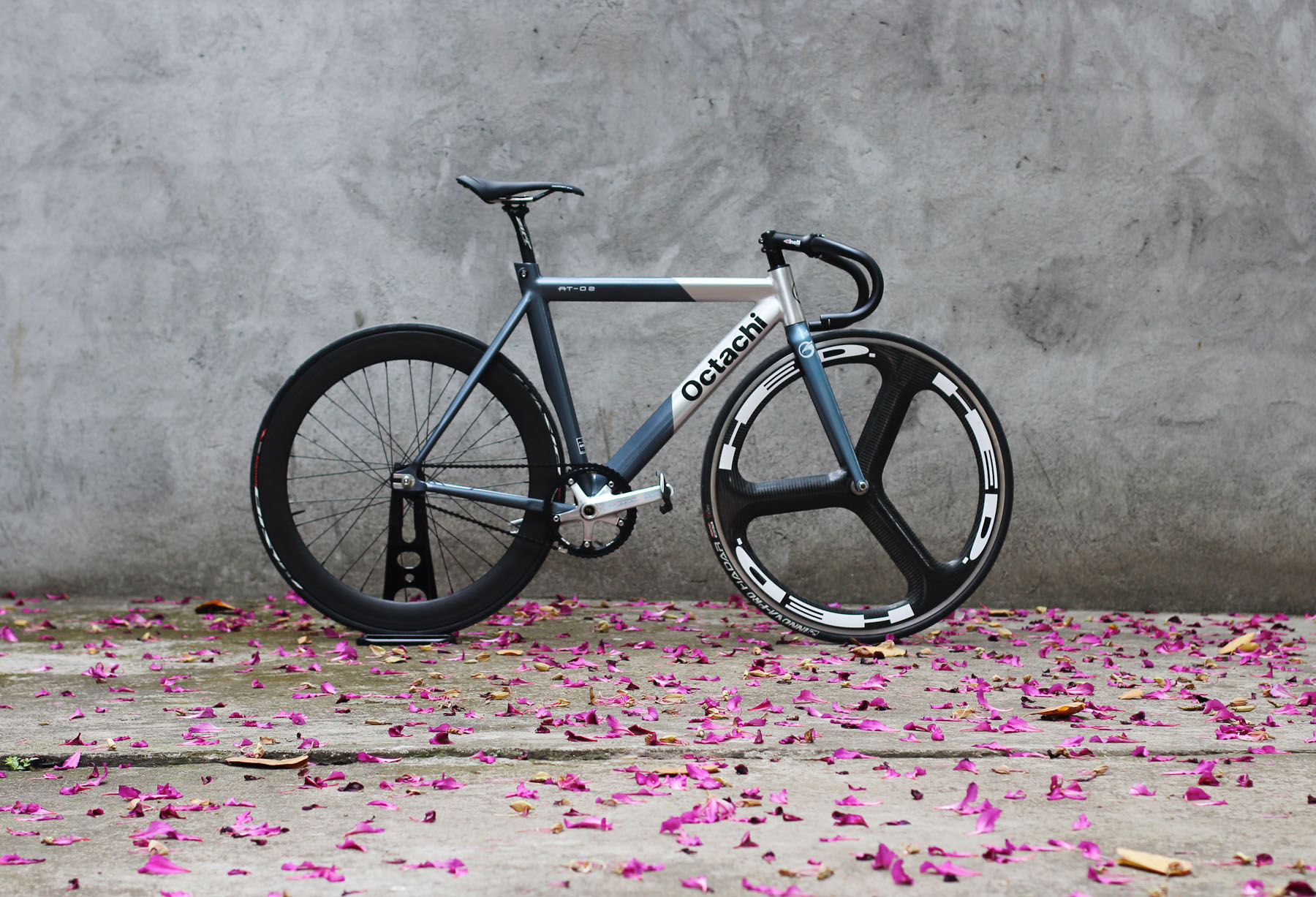 @BIKE FIXED GEAR Octachi AT-02 车架组 银灰 - 图3