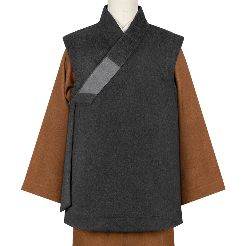 百祥僧服冬季出家僧人马甲加棉保暖背心伽蓝褂斜襟领棉衣和尚棉袄,淘宝优惠券,粉丝福利购,淘宝优惠卷