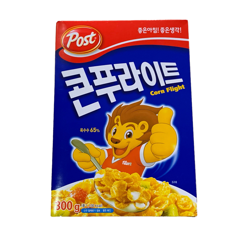 韩国进口Post东西儿童狮子头麦片300G 宝宝玉米早餐泡牛奶代餐 - 图3
