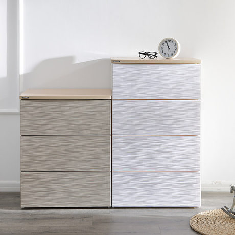 Wanyuanhong Drawer Storage Cabinet Storage Cabinet Finishing Cabinet Sealed Box Plastic Children S Wardrobe 5 Buckets