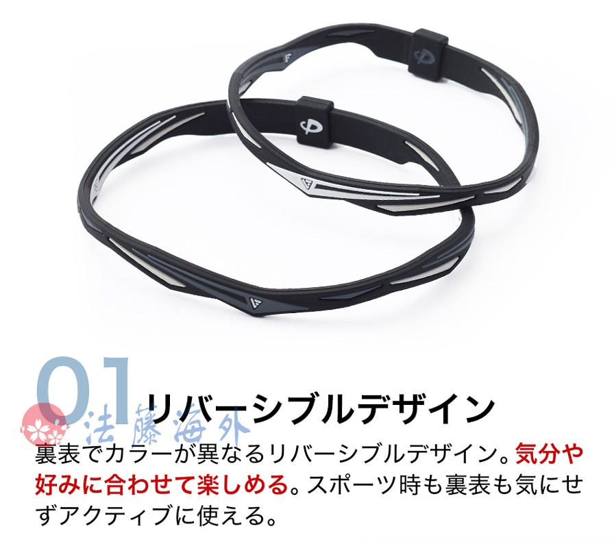 日本原装Phiten法藤无尽翻转运动保健防水荟萃水溶钛脚链圈踝脚环 - 图2