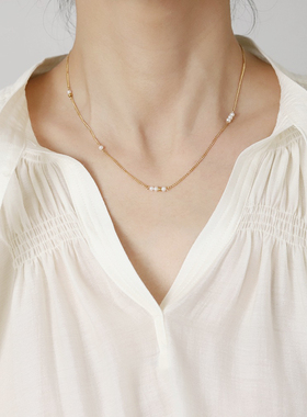 不褪色洗澡可戴的项链