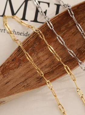 无吊坠O字简约百搭锁骨链