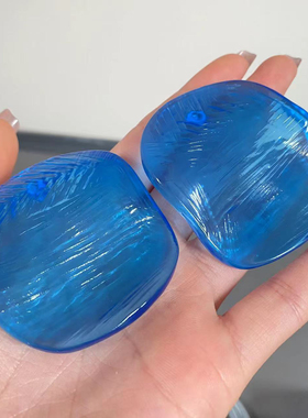 25年春节王菲同款虾片耳环s999银针夸张耳饰耳钉饰品亚克力现货