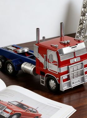 美式重卡汽车模型摆件变形金刚