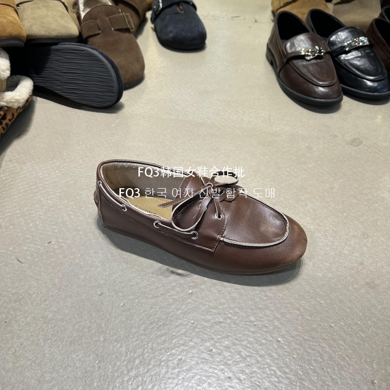 FQ3 实拍xiaojiuwo冬加绒保暖毛毛鞋女软底防滑乐福鞋绑带小皮鞋,淘宝优惠券,粉丝福利购,淘宝优惠卷