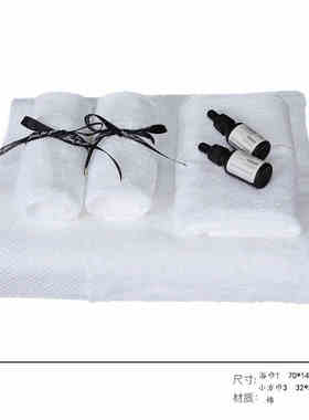 样板房卫生间毛巾卫浴套装摆件洗衣房软装浴巾化妆品搭配组合饰品