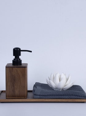 卫生间摆件样板房软装饰品洗衣房浴室柜洗手台香薰新中式卫浴套装