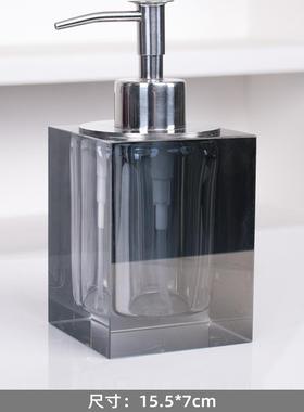 样板房卫生间摆件装饰品香薰托盘现代轻奢卫浴套装水晶洗手液空瓶