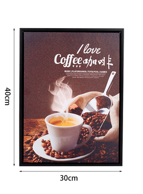 现代轻奢样板房间厨房餐厅摆件组合艺术咖啡主题挂画厨柜软装饰品