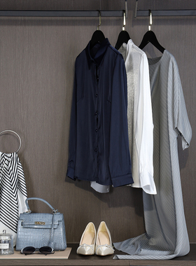 样板间衣帽间组合衣服包包收纳盒摆件全屋定制软装家居衣柜装饰品