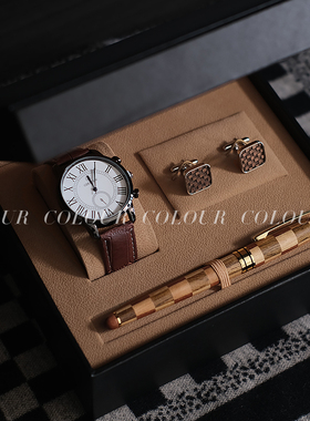 【男士衣柜套装】样板房衣帽间商务手提包西装外套皮鞋围巾摆件