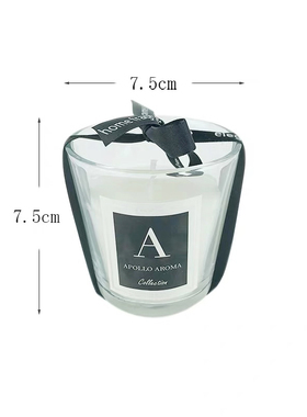 样板房展厅卫生间浴室玻璃杯香薰蜡烛三件套摆件软装饰品北欧轻奢