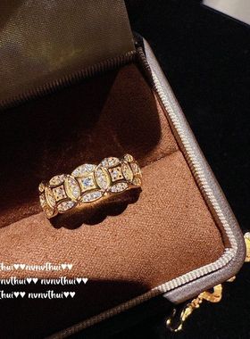 古法花丝桃桃豆蔻葫芦平安锁项链 新中式 八方来财铜钱戒指 套装