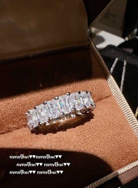 高定珠宝 爱你1314宝石吊坠项链 富贵迷人 爱心排列锆石戒指 套装