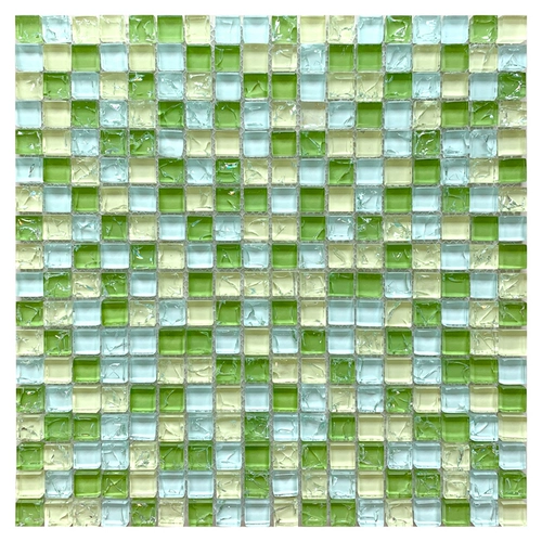 Средиземноморская раковина европейская стеклянная хрустальная мозаичная мозаичная плитка Фоновая стена головоломка гостиная кухонная наклейка туалет