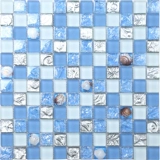 Средиземноморская раковина европейская стеклянная хрустальная мозаичная мозаичная плитка Фоновая стена головоломка гостиная кухонная наклейка туалет