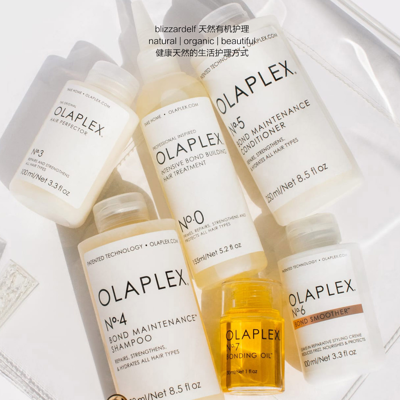 美国 OLAPLEX 3号结构还原烫染修复救星4号洗发水5号护发素6号7号 - 图2