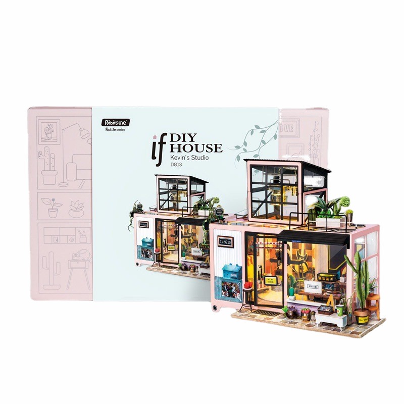 若态3D立体拼图拼装模型手工DIY小屋生日礼物女生创意凯西花房大 - 图3