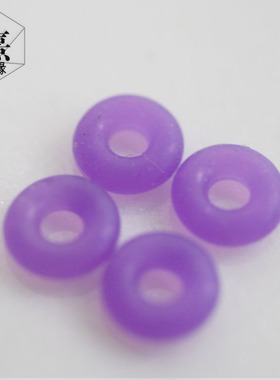 diy胶圈防滑定位皮绳转运珠手链
