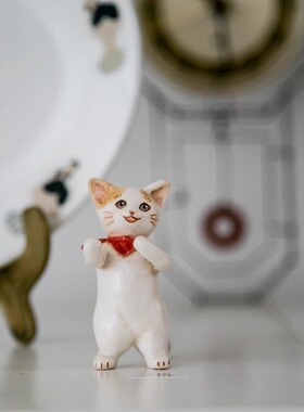 关登志粘土可爱萌小猫