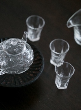 日本玻璃作家耐热茶杯